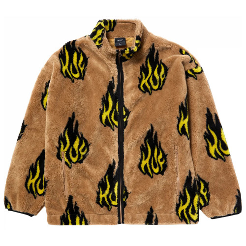 Huf Ανδρικό μπουφάν Flamin Zip Sherpa Fleece